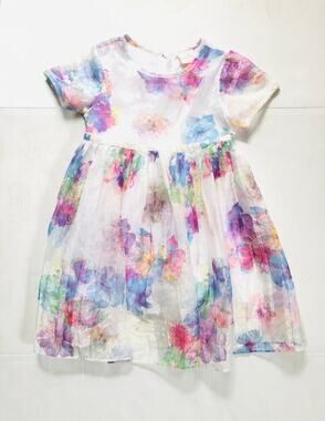 BONNY BILLY GIRLS FLORAL SPRING DRESS 5/6
